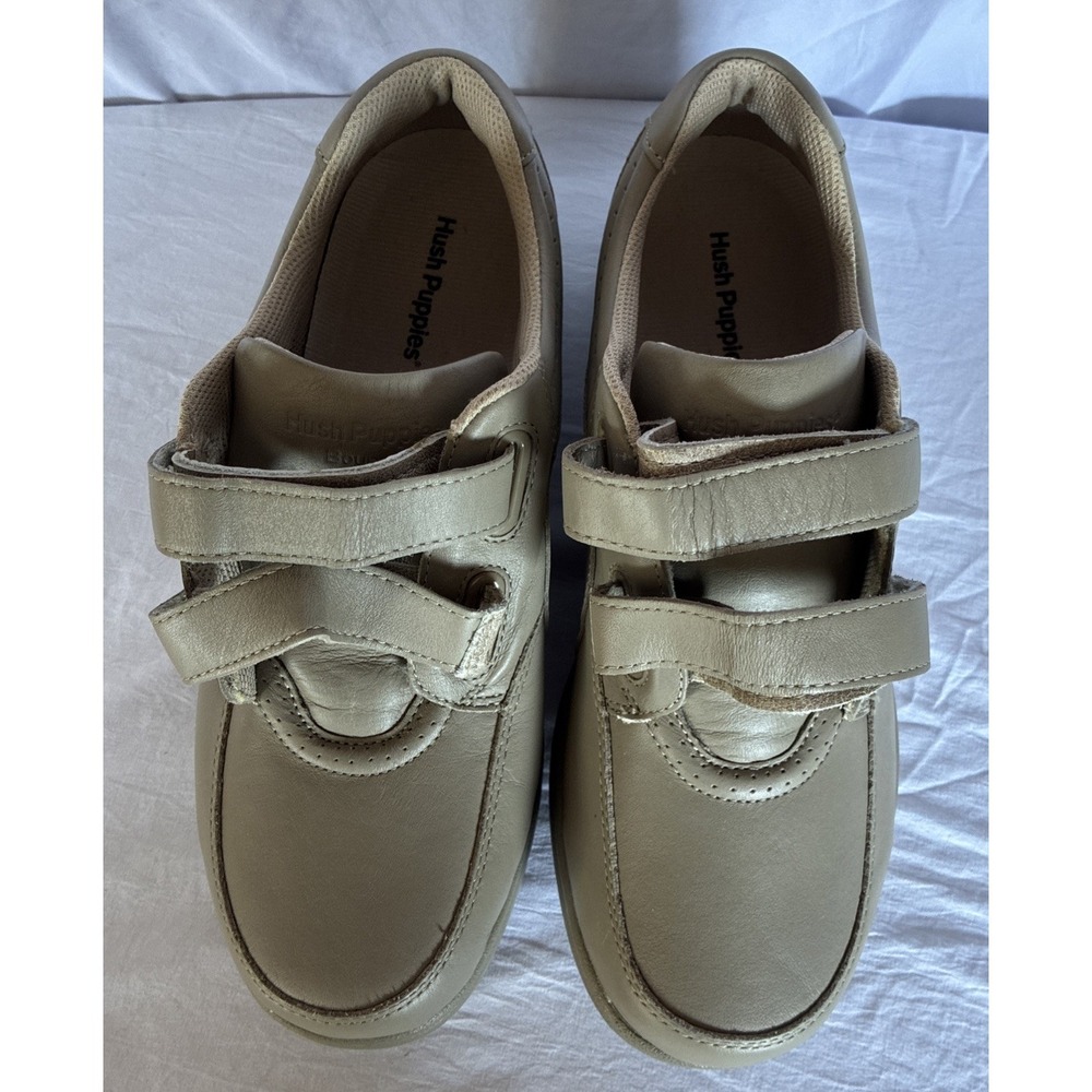 Hush Puppies POWER WALKER II TAUPE Leather Women's NEW Walking Shoes Size 9.5 - Picture 5 of 13